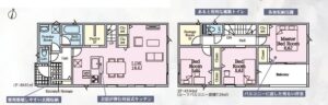 １号棟の間取です。(間取)