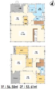 ３号棟の間取図(間取)