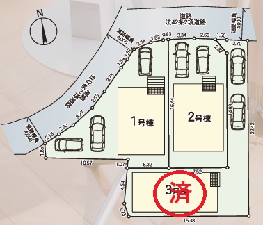 区画図です。 区画図です。