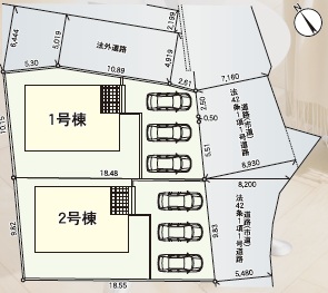 区画図です。 区画図です。