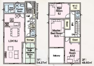 ３号棟の間取図(間取)