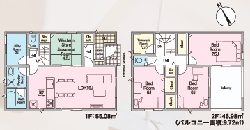 3号棟の間取図(間取) 3号棟の間取図(間取)