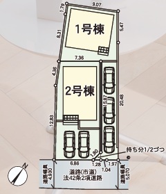 区画図です。 区画図です。
