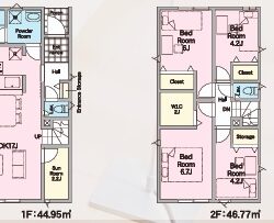 ３号棟の間取図(間取)