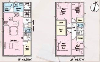 3号棟の間取図(間取) 3号棟の間取図(間取)