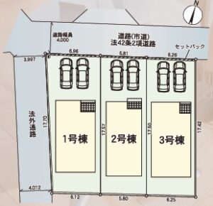 区画図です。 区画図です。